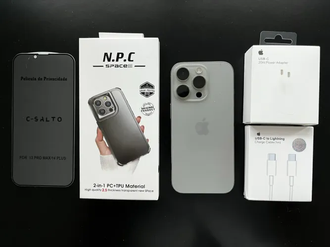 iPhone 16 Pro 128GB Titânio Natural - Excelente Estado | R$ 4.490,00