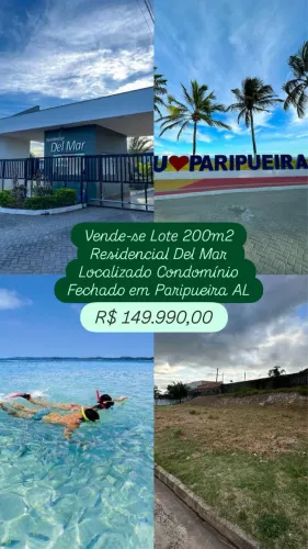 Vende-se Terreno condomínio Delmar Paripuera 