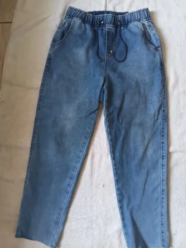 Calça feminina jeans patoge com lycra