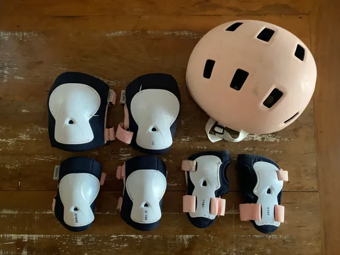 Kit segurança patinação e skate Oxelo