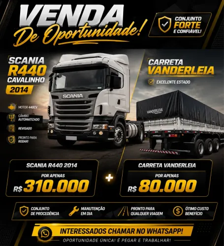 Scania R440 e vanderleia