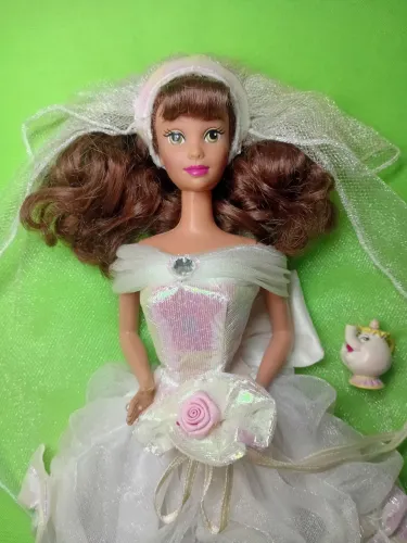 Boneca Barbie Bela Fera Princesa Disney Noiva Casamento Mattel Vintage 1992