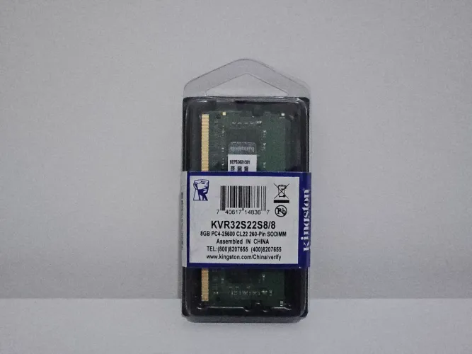 Memoria RAM para Notebook DDR4 8gb 3200mhz Kingston