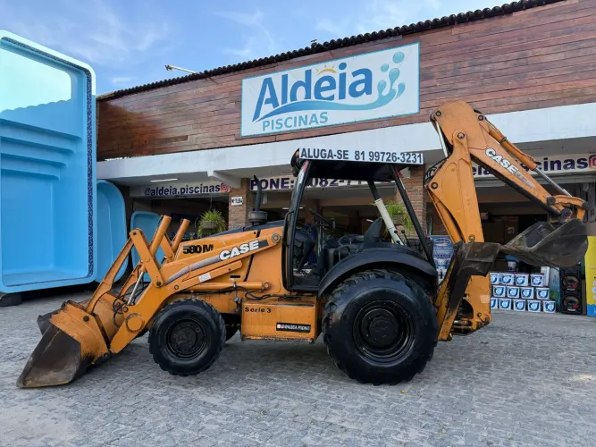 Retroescavadeira case 580m 