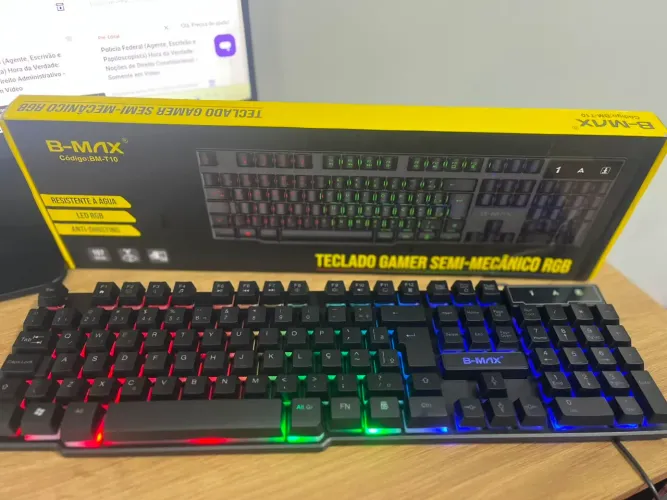 Teclado Gamer Semi-mecânico