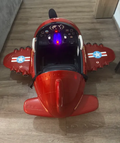 Carro avião elétrico infantil