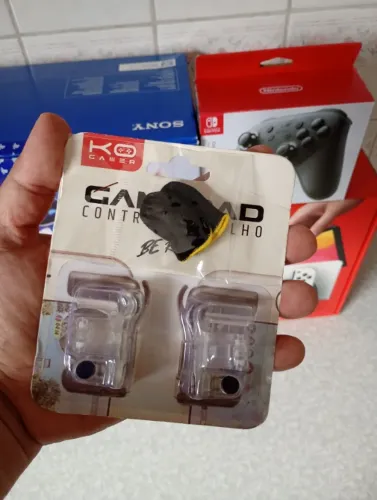 Kit Gamer Mobile | Par De Gatilhos + Par De Luvinhas De Dedo Gamer
