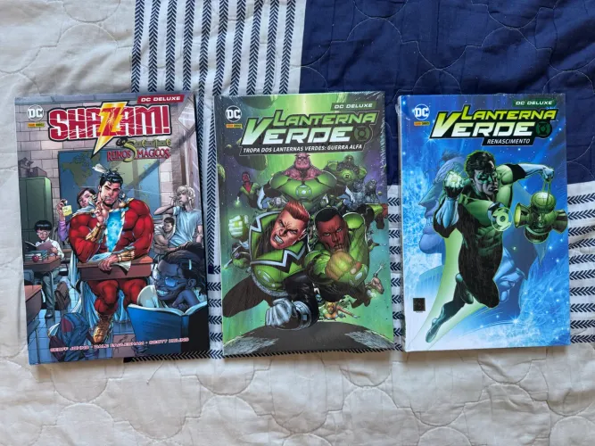 Quadrinhos Lanterna Verde Shazam X men Capa Dura