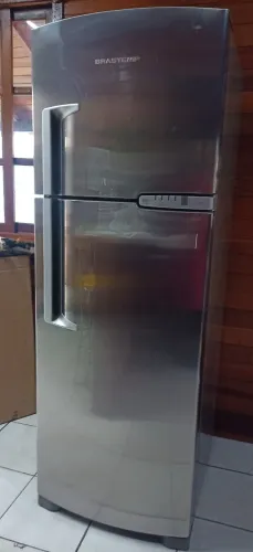 Refrigerador 110v Frost Free Brastemp espelhado