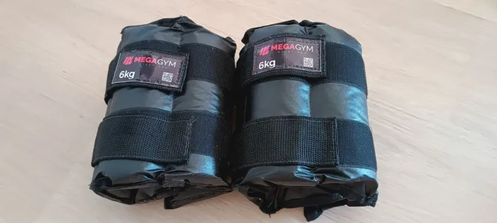 Kit 2 Caneleira Tornozeleira 6kg MegaGym