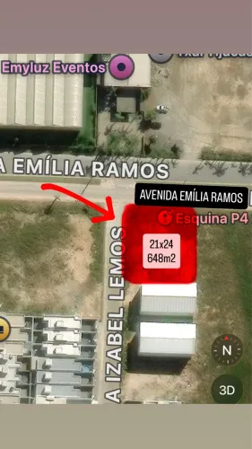 Terreno de esquina para locação!