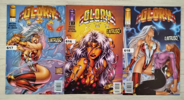 HQ Quadrinhos Glory - O Intruso (completo em 3 edições)
