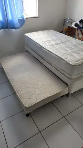 Cama Box de Solteiro Bicama 