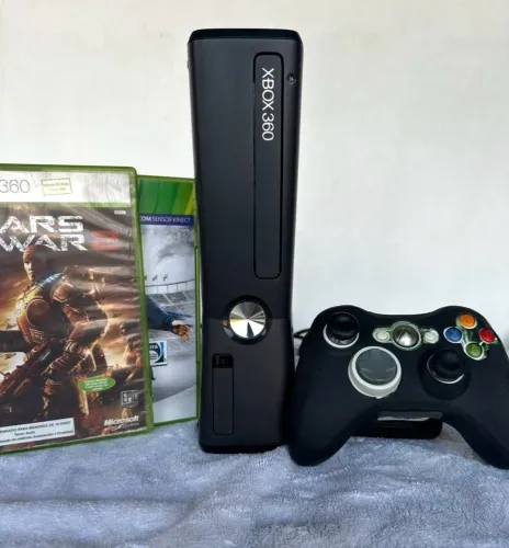 OPORTUNIDADE !! X-BOX 360 SLIM DESTRAVADO