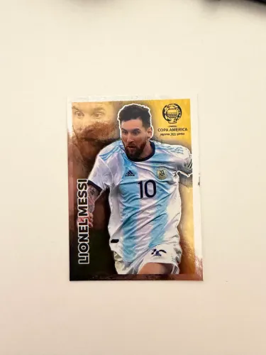 Figurinha especial Messi copa América 2021