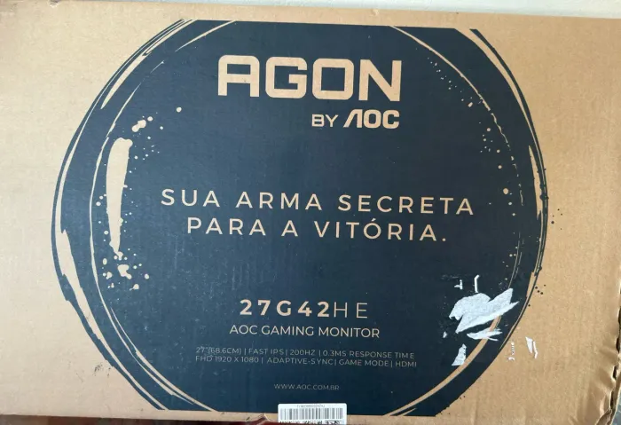 Monitor Gamer AOC AGON G42 27" 200Hz 0,3ms IPS HDR10 NVIDIA G-Sync 27G42HE(lacrado)