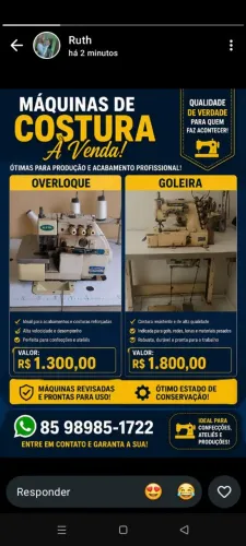 Máquinas de custura