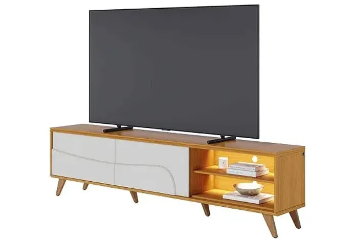 Bancada Rack Beneett C/iluminação Led r4 S