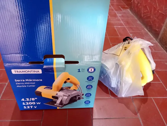 Serra mármore 4.3/8 1200w 127v Tramontina 