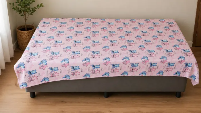 Cama Box com colchão de solteiro
