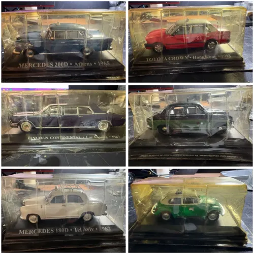 Coleção de miniaturas de carros