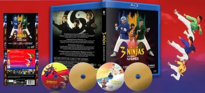 OS 3 NINJAS COLEÇÃO BLURAY