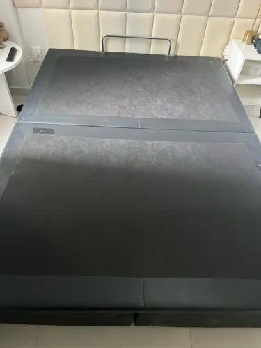 Baú Casal / Cama Box Baú Preto - R$ 900