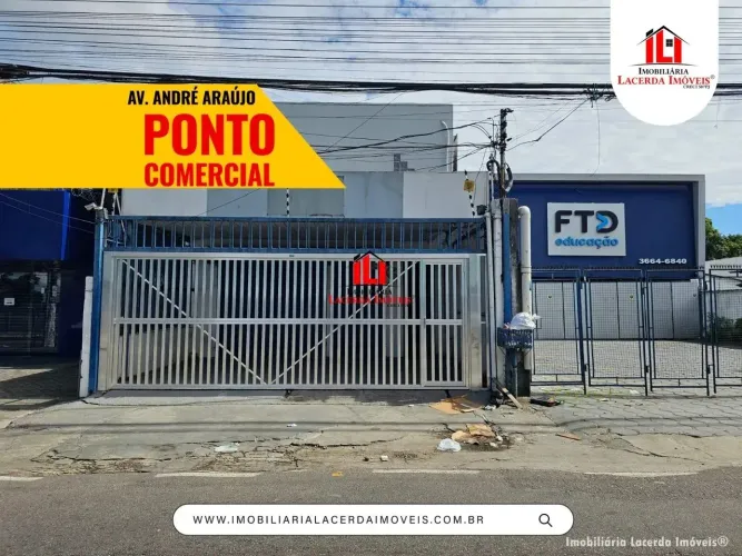 Ponto Comercial na Av André Araújo (Aleixo) A poucos minutos do Fórum Ministro Henoch da S