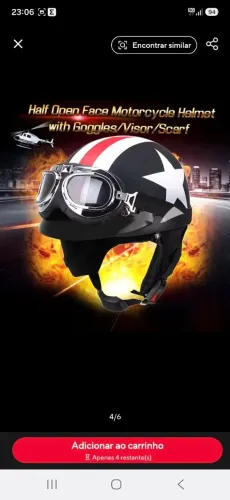 Capacete vintage