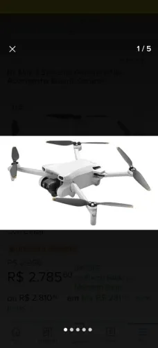 Drone Dji mini 3 com bag