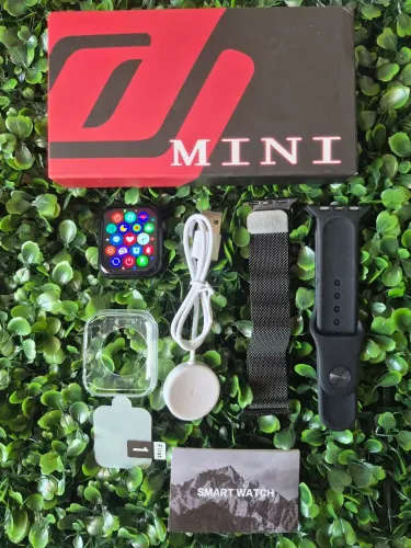 SMARTWATCH MINI 38MM COM 2 PULSEIRAS E ACESSÓRIOS 