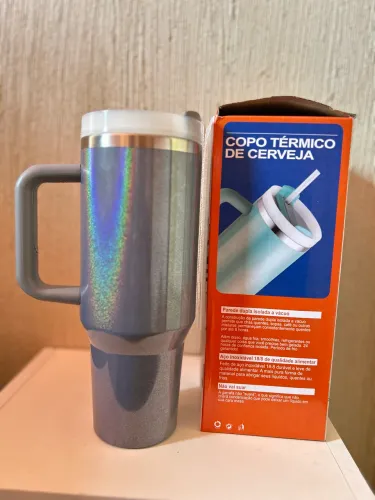 Copo térmico Gliter - 1,5 personalizado