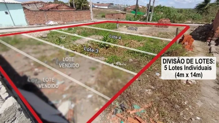 Lotes para construção de residência