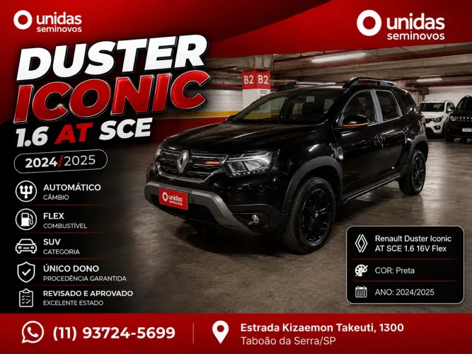 Renault Duster Iconic Plus 1.6 16V Flex Aut. 2025
