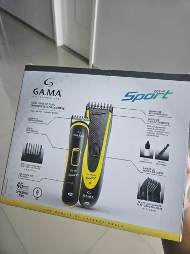 GA.MA ITALY Kit Máquina de Corte Gc547 Sport Bivolt Barbear
