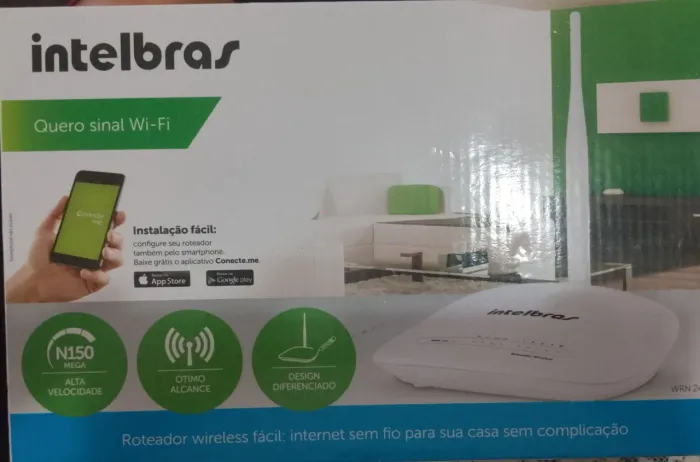 ROTEADOR INTELBRAS USADO, EM BOM ESTADO