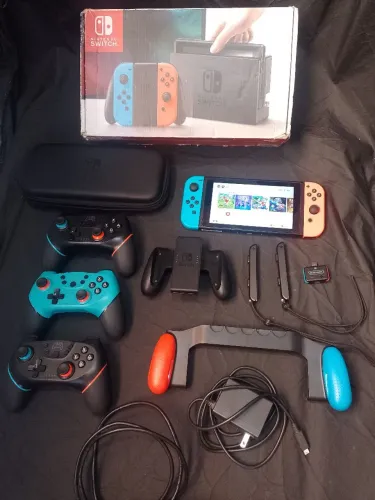 Nintendo switch v1 - desbloq software - 3 controles