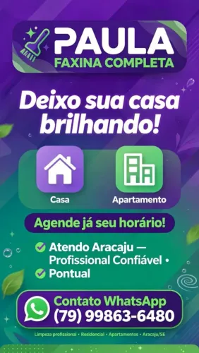 Quer uma profissional de confiança e pontual entre em contato...