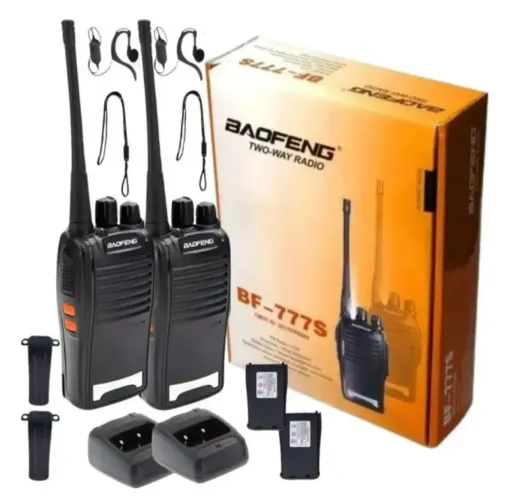 Kit 2 rádios comunicadores Boaventura BF 777S