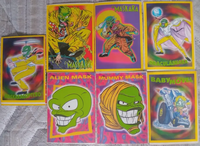 O Máskara - 13 FIGURINHAS/CARDS DE 1997