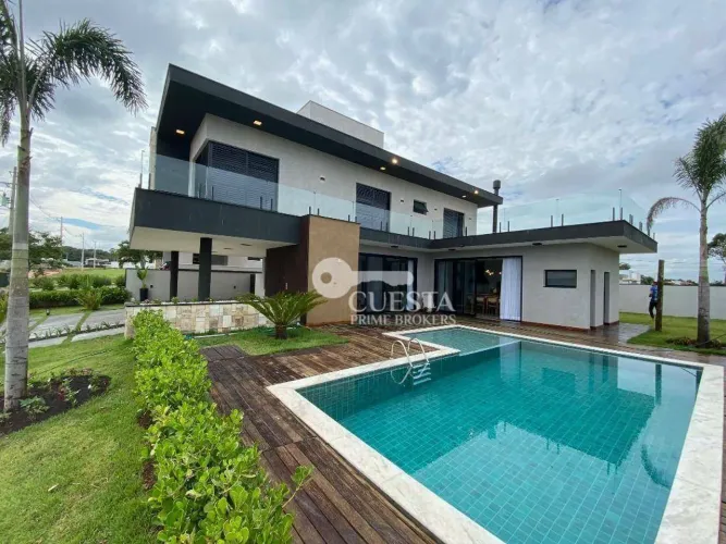 Casa com 4 dormitórios, sendo 2 suítes à venda, 280 m² por R$ 2.100.000,00 - Condomínio Ni