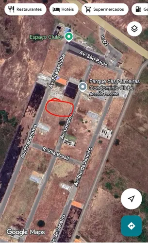 Passo terreno no parque das palmeiras 