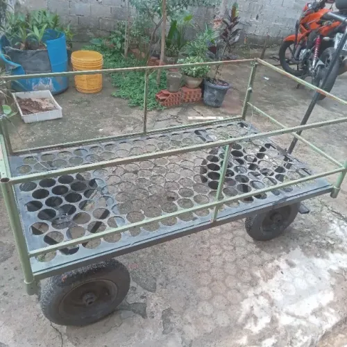 carrinho plataforma de carga p 600k seminovo