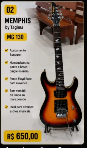 Guitarra Tagima Memphis MG 130