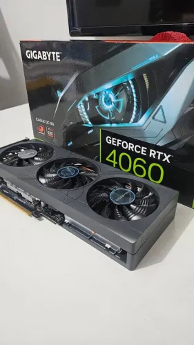 Placa De Vídeo Rtx 4060 Seminova 3 meses de garantia, estudo trocas por outras placas