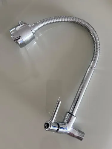 Torneira 1167 Luxo Gourmet Parede Cozinha C-65 Metal - Kitbras