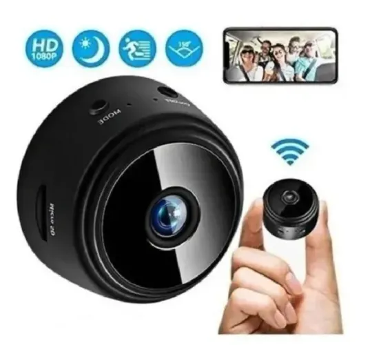 Mini Câmera Wi-Fi De Segurança Espiã Discreta