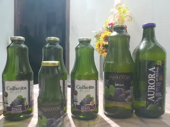 Garrafas de vidro entrega grátis 