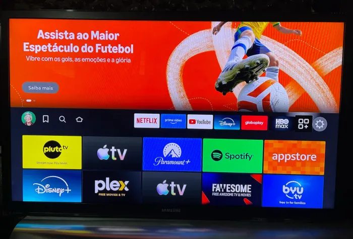 55 TV Samsung 55 Polegadas + Aparelho Smart