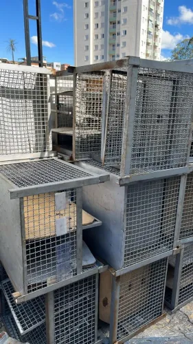 CESTO ARAMADO DE FERRO REFORÇADO